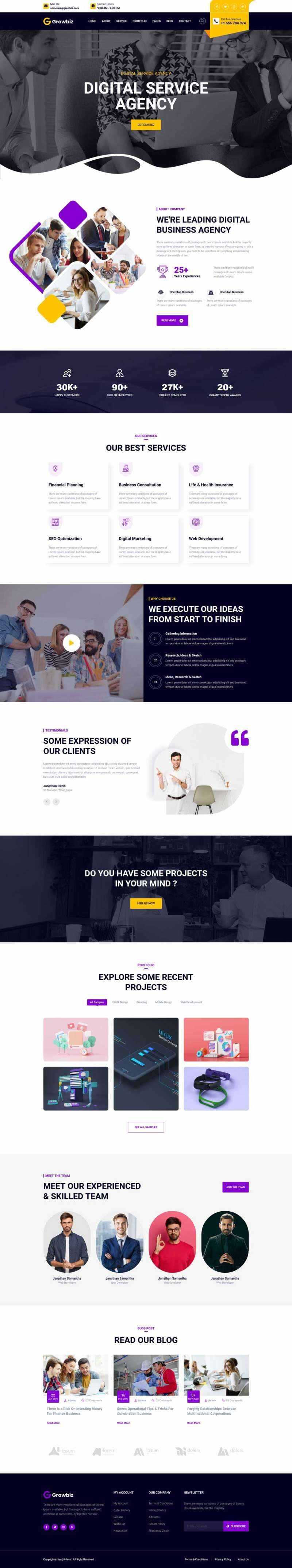 Bootstrap数字软件服务官网HTML5模板 - 源空间
