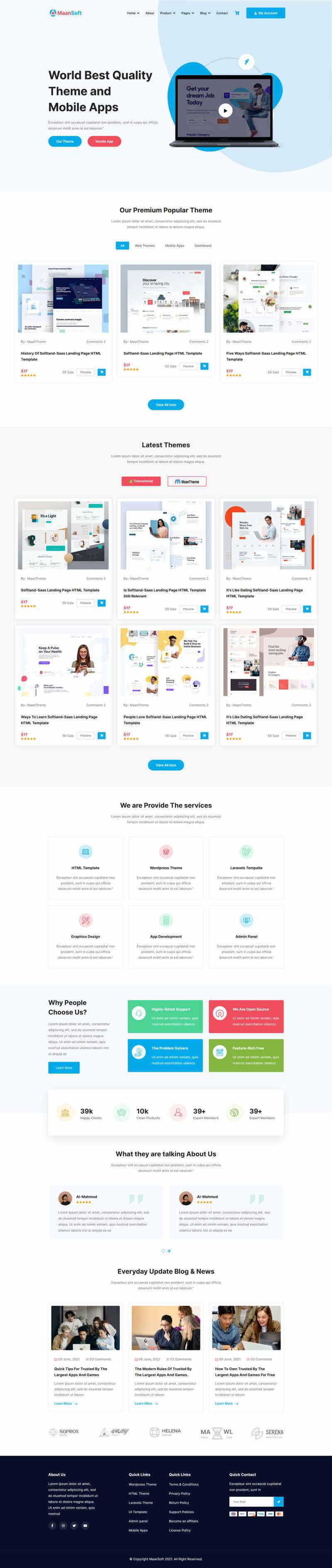 Bootstrap5数字信息产品交易平台HTML模板 - 源空间