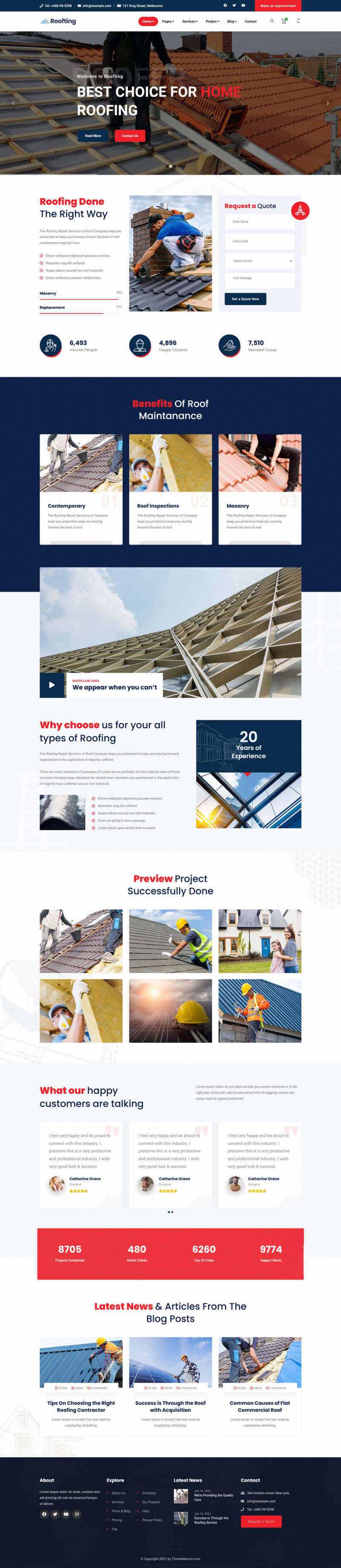 Bootstrap响应式的房屋建筑工程企业html模板 - 源空间