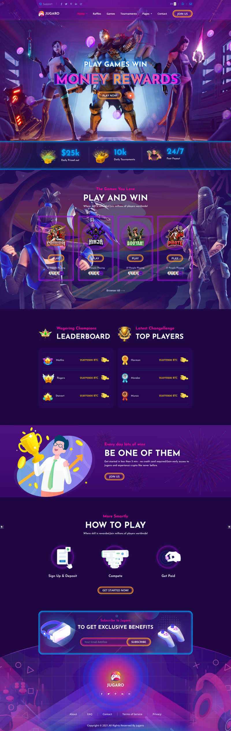 bootstrap响应式电子竞技游戏官网HTML模板 - 源空间