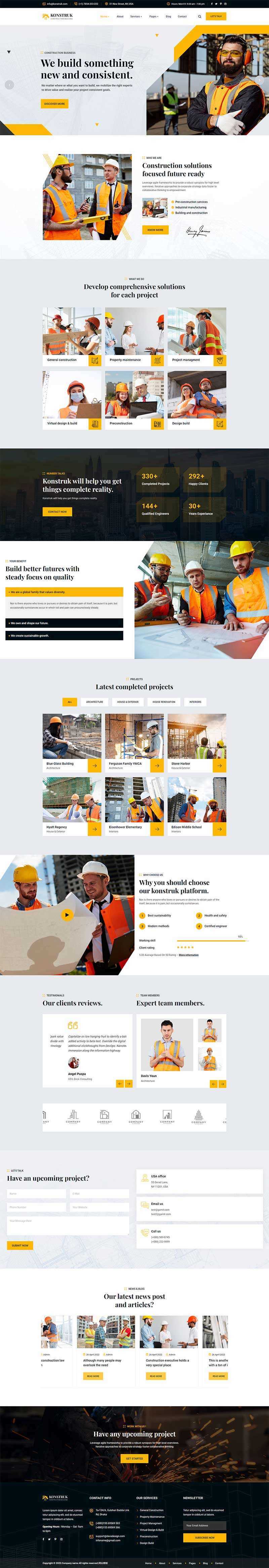 城市开发运营建筑公司网站html模板 - 源空间