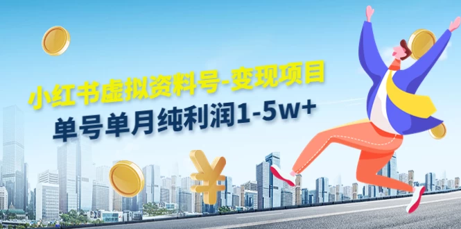 虚拟资料号变现项目，单月单号纯利润1W+，实操玩法分享 - 源空间