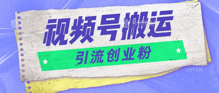 视频号搬运去重，单日引流200+创业粉，日入1000+ - 源空间