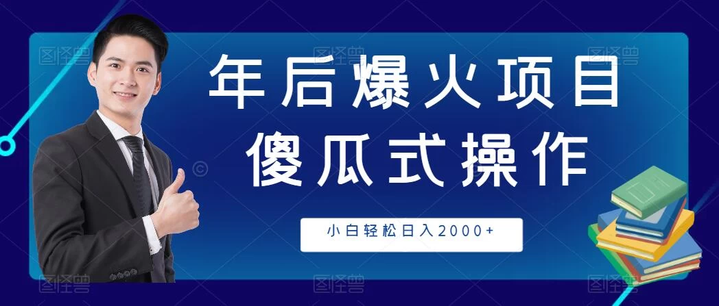 年后爆火项目，傻瓜式操作，收益稳定，小白轻松日入2000+ - 源空间