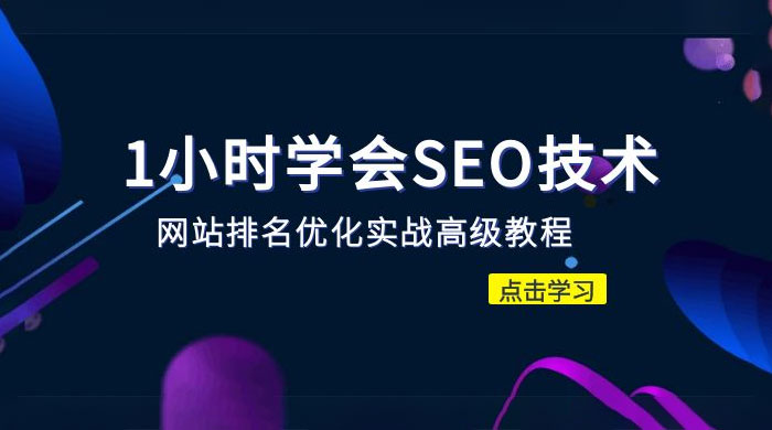 1 小时学会 SEO 技术：网站排名优化实战高级教程，秒杀市面 95% 收费几千的 SEO 教程 - 源空间