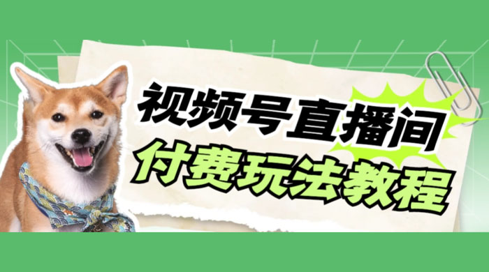 视频号美女付费无人直播，轻松日入500+（详细玩法教程） - 源空间