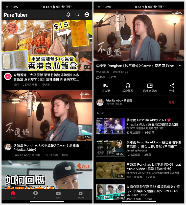 油管纯净版 Pure Tuber v2.15.20.103 解锁VIP - 源空间