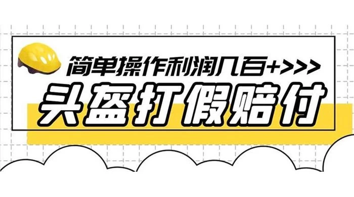 打假 3c 头盔项目，月入过万，小白有手就行 【揭秘】 - 源空间