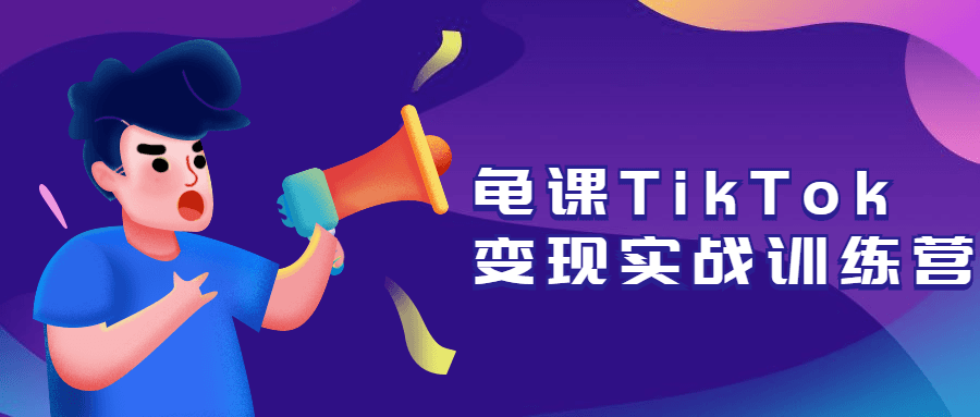 龟课TikTok变现实战训练营 - 源空间