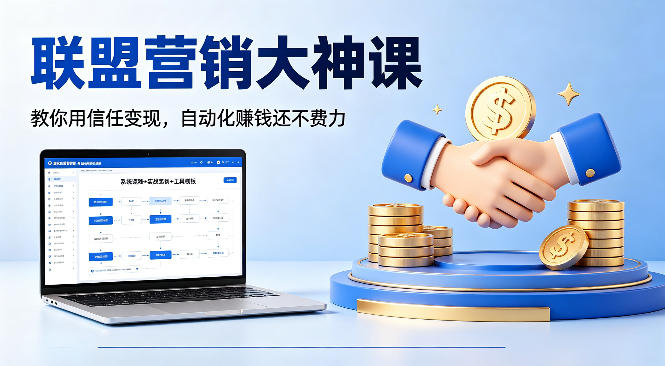 联盟营销大神课，教你用信任变现，自动化賺钱还不费力【原创双语字幕】 - 源空间