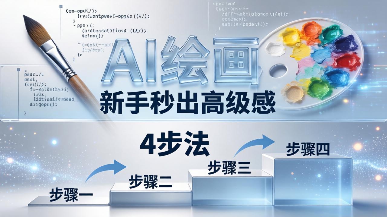 AI绘画入门别再硬磕了！即梦4步法：万能提示词公式+BRTR框架，新手秒出高级感 - 源空间