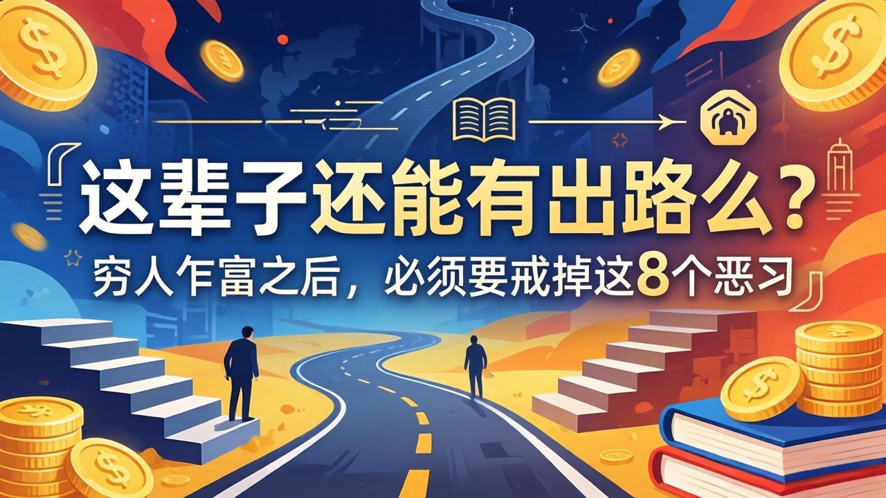 关于人生两篇付费文章【这辈子还能有出路么？】【穷人乍富之后，必须要戒掉这8个恶习】 - 源空间